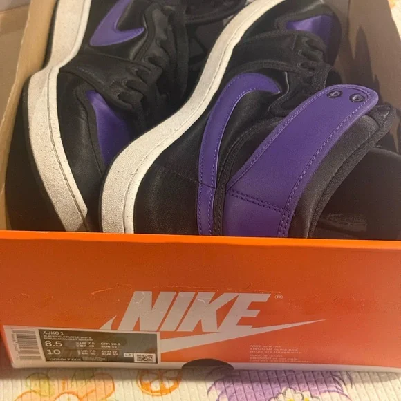 Jordan 1 KO high black field purple - Picture 2 of 4